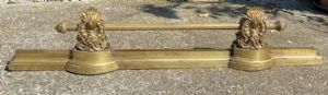 ANTIGO QUEBRA-FAÍSCAS DE BRONZE EXTENSÍVEL (100-124 cm)